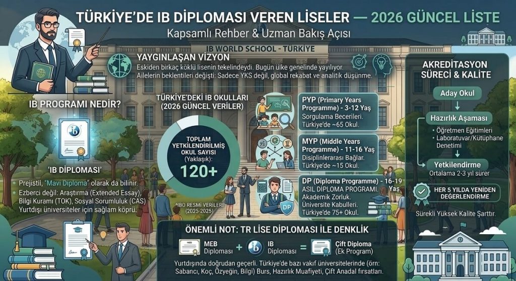 Türkiye’de IB Diploması Veren Liseler — 2026 Güncel Liste